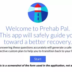 Prehab Screenshot Prehab Screenshot
